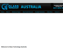 Tablet Screenshot of gtglass.com.au